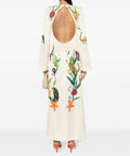 Alemais Zelda Midi Dress Champagne Multi Size AU 14 & 16 - Dresses
