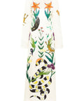 Alemais Zelda Midi Dress Champagne Multi Size AU 14 & 16 - Dresses