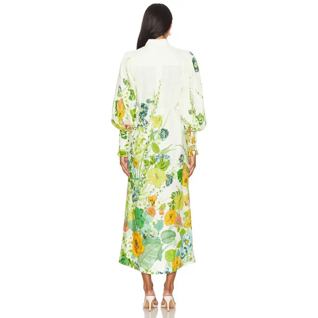 Alemais Zhivago Constance Shirt Dress Floral - Dresses