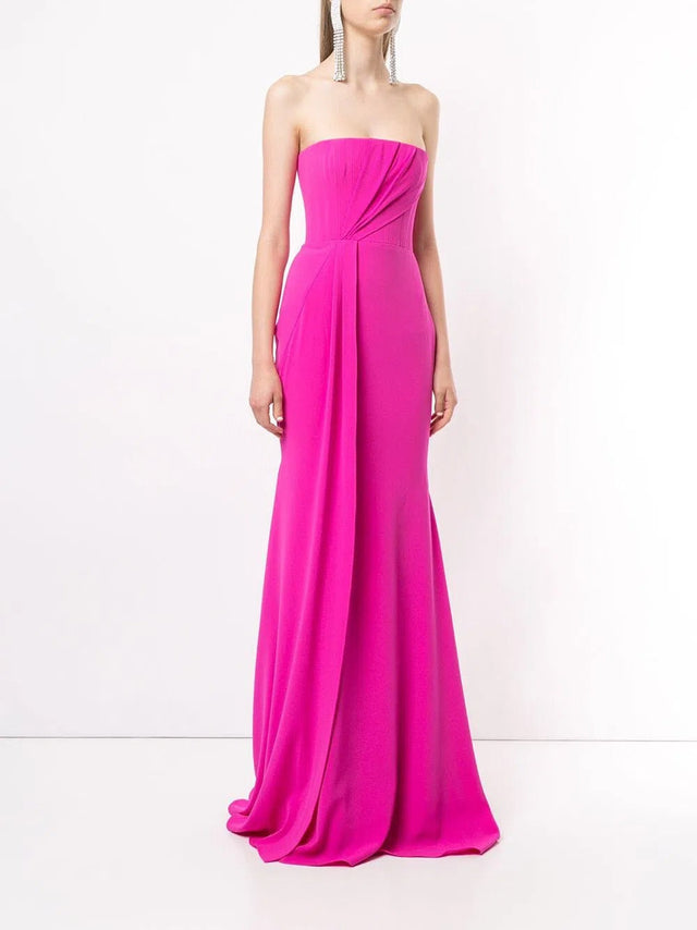 Alex Perry Garnet Gown - 8 / Pink - Dresses