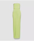 Alex Perry Green Cassidy Strapless Column Gown - Dresses