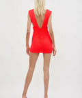 Alex Perry Keanan Strawberry Dress - 6 / Red - Dresses