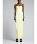 Alex Perry Lime Peyton Gown - 6 / Yellow - Dresses