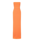 Alex Perry Orange Cassidy Strapless Column Gown - Dresses