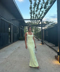 Alexander Wang Chenille Maxi Dress - 8 / Yellow - Dresses