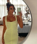 Alexander Wang Chenille Maxi Dress - 8 / Yellow - Dresses