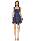 Alexis Danni Mini Denim Dress Blue Size XS - 6 / Blue - Dresses