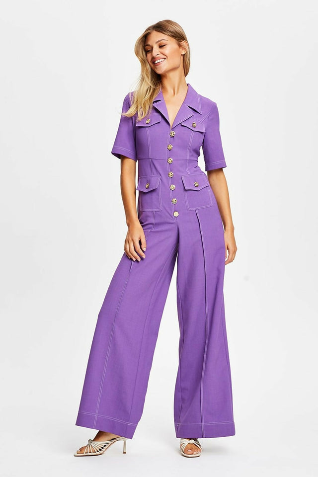 Alice McCall Sweet Valentine Set (Jacket Size 8 Pants Size 6) - 6 / Violet - Outfit Sets