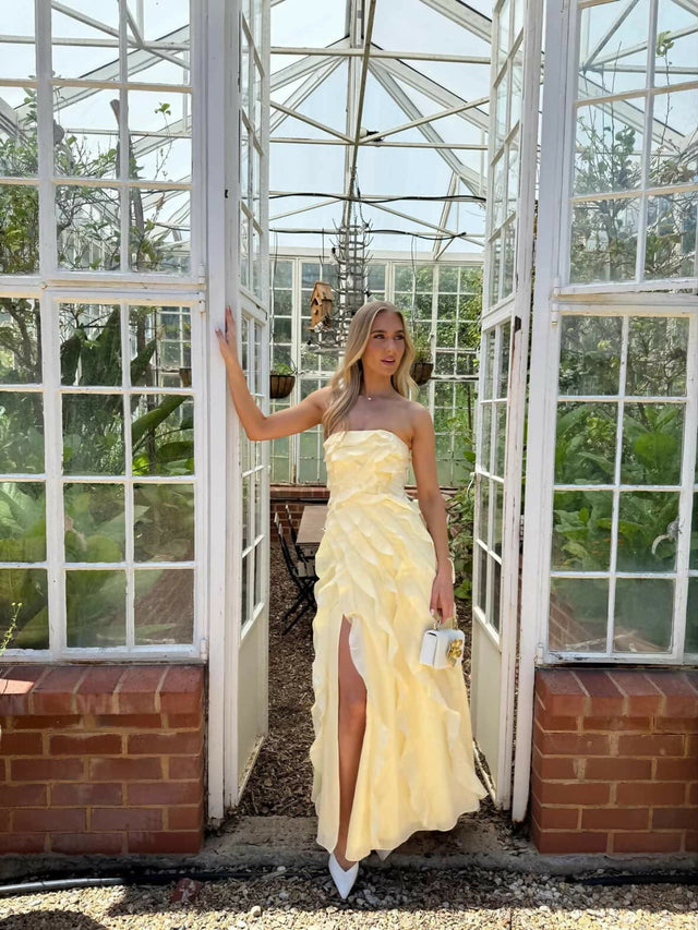 Allairie Gown - Butter Yellow - Gown