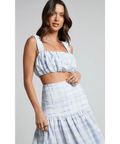 Amalie_The_Label_-_Emerita_Gathered_Crop_and_Tiered_Maxi_Skirt_Set_in_Chieti_Check_Blue_6