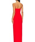 Amanda Uprichard x Revolve Wolfe Gown Crimson Red - 8 / Red - Dresses