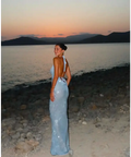 Anais Dress in Blue - Size S/AU 8 - 8 / Blue - Dresses