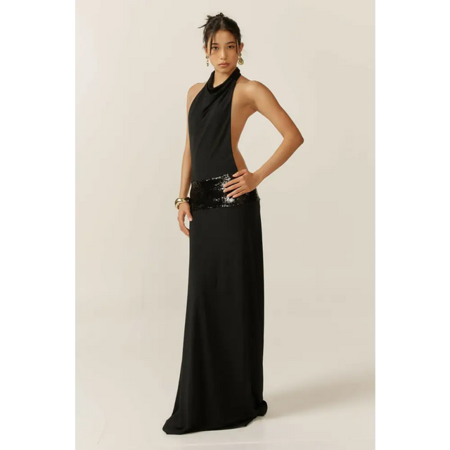Ance Gria Adele Gown Black Size 8 - 8 / Black - Dresses