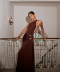 Ance Gria Gaia Gown Brown - 8 / Brown - Dresses