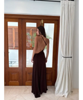Ance Gria Gaia Gown Brown Size 8 - 8 / Brown - Dresses