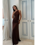 Ance Gria Gaia Gown Brown Size 8 - 8 / Brown - Dresses