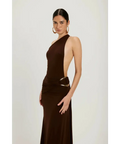 Ance Gria Gaia Gown Brown Size 8 - 8 / Brown - Dresses