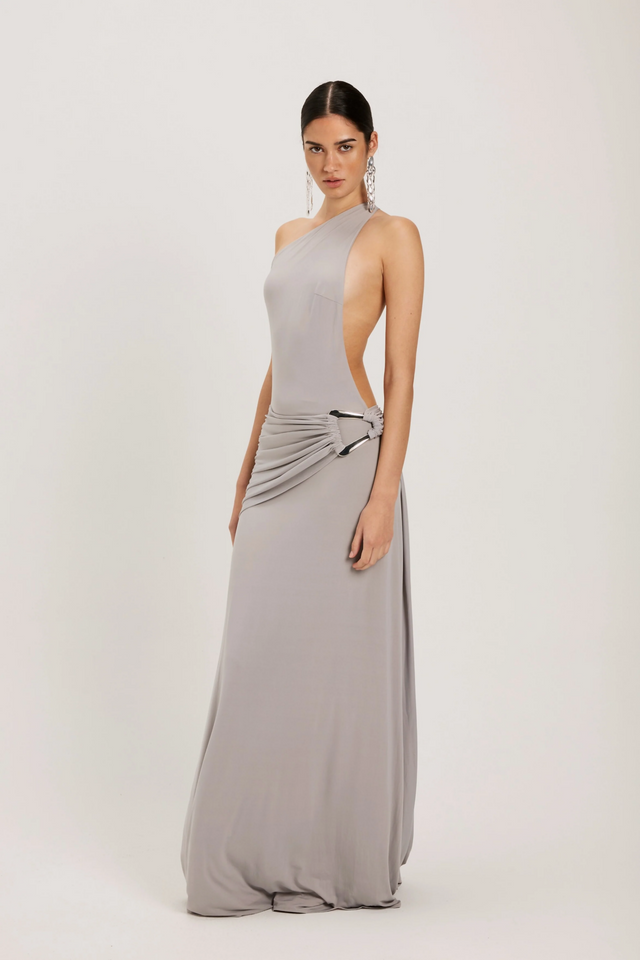Ance Gria Gaia Gown Silver - 8 / Silver - Dresses