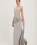 Ance Gria Gaia Gown Silver Grey - 8 / Grey - Dresses