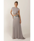 Ance Gria Lune Top and Skirt Set in Grey - Outfit Sets