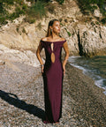 Ance Gria Passable - 10 / Maroon - Dress