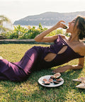 Ance Gria Passable - 10 / Maroon - Dress