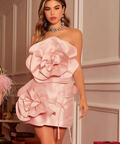 Angel Lane Carli Floral Mini — Blush - 8 / Pink - Dresses