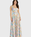 Aqua Blu Claudette Maxi Dress - 14 / Multi - Dresses