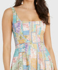 Aqua Blu Claudette Maxi Dress - 14 / Multi - Dresses