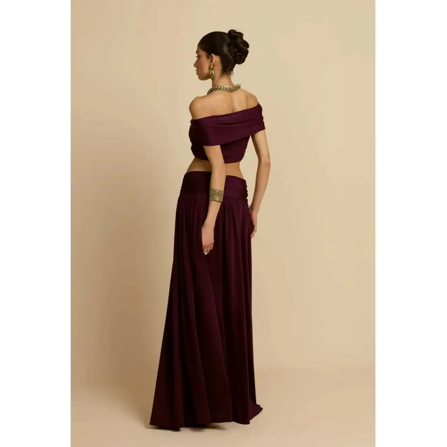 Arcina Ori Alessia Set in Plum - 8 / Red - Outfit Sets