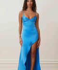 Arcina Ori Amari Midi Dress - 8 / Blue - Dresses