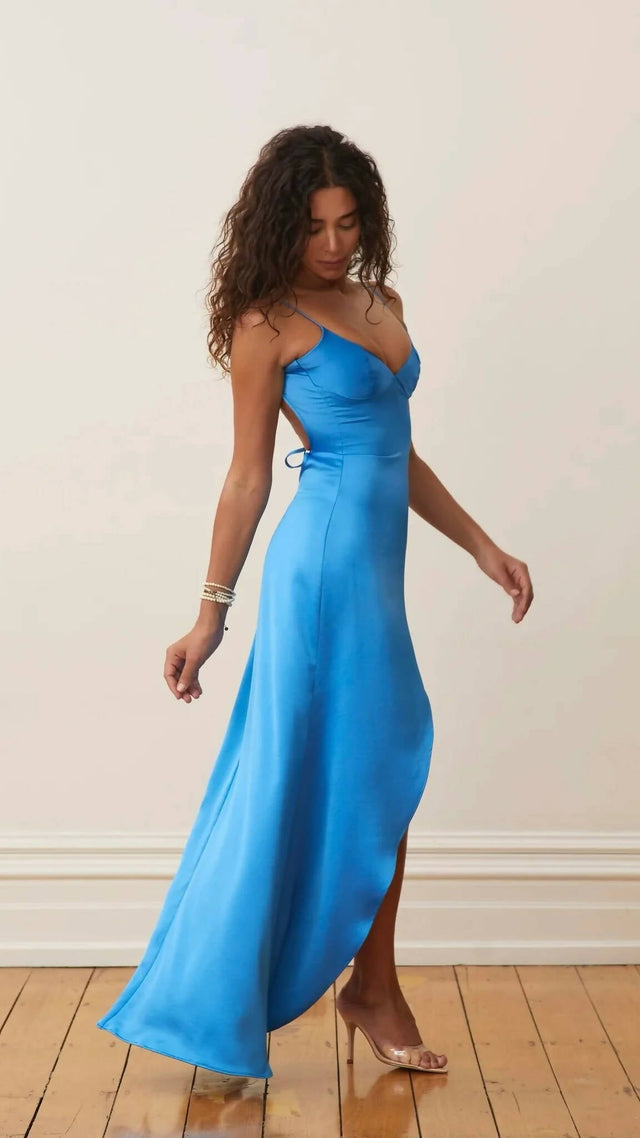 Arcina Ori Amari Midi Dress - 8 / Blue - Dresses