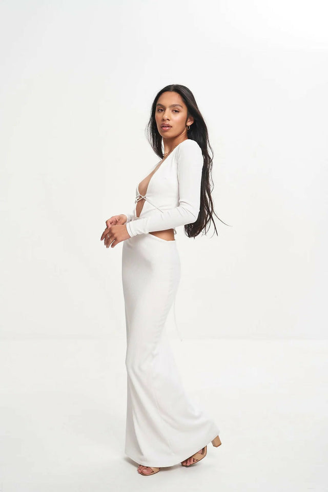 Arcina Ori Aston Midi Ivory - 6 / White - Dresses