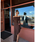 Arcina Ori Bella Dress - 6 / Brown - Dresses