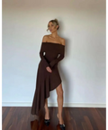 Arcina Ori Bella Dress - 6 / Brown - Dresses