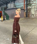 Arcina Ori Bella Dress - 6 / Brown - Dresses