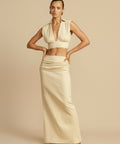 Arcina Ori Carmen Top and Skirt Set - 8 / Nude - Outfit Sets