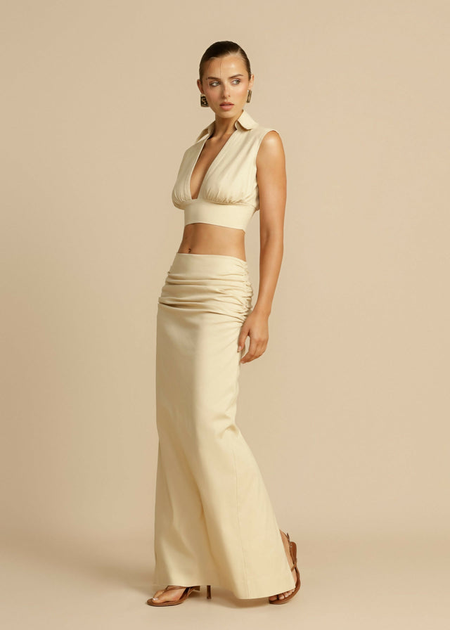 Arcina Ori Carmen Top and Skirt Set - 8 / Nude - Outfit Sets