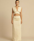 Arcina Ori Carmen Top and Skirt Set - 8 / Nude - Outfit Sets