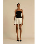 Arcina Ori Celine Mini Dress Black/White - Dresses