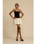 Arcina Ori Celine Mini Dress Black/White - Dresses