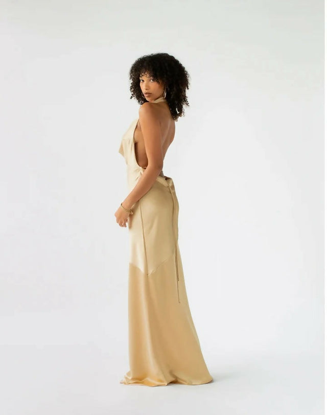Arcina Ori Daniella Dress - 6 / Gold - Dresses