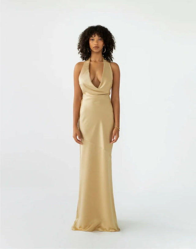 Arcina Ori Daniella Dress - 6 / Gold - Dresses