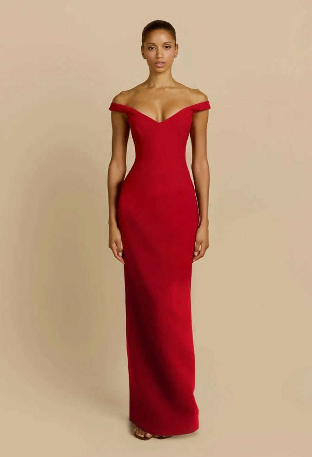 Arcina Ori Ellery Gown - 6 / Red - Dresses