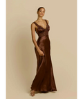 Arcina Ori Eveline Dress - 6 / Brown - Dresses