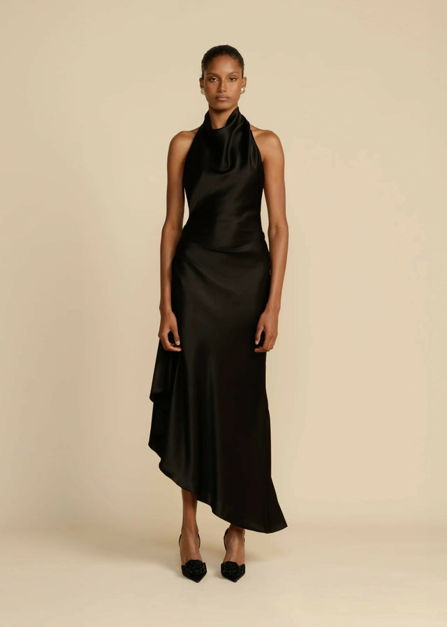Arcina Ori Franka Midi Dress Black - 8 / Black - Dresses