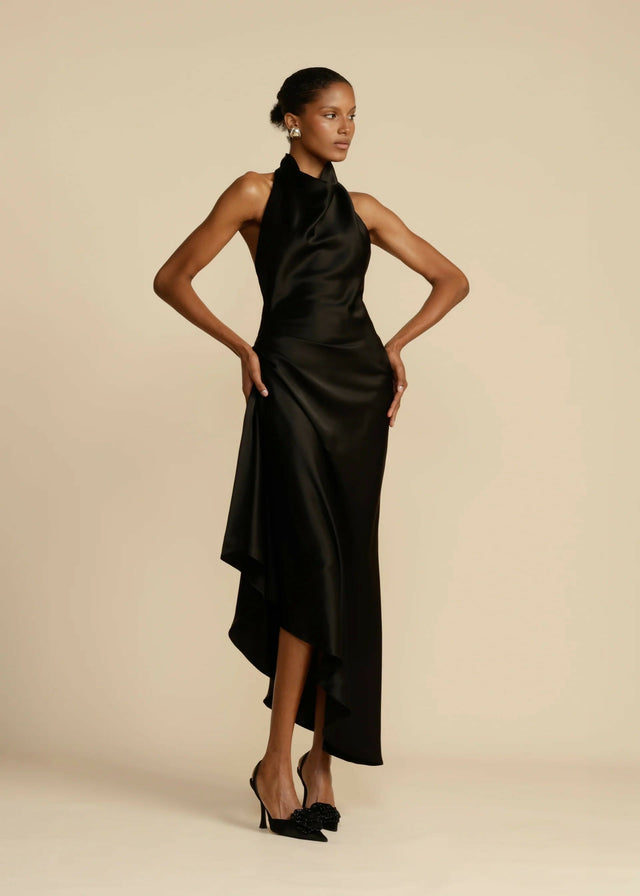 Arcina Ori Franka Midi Dress Black - 8 / Black - Dresses