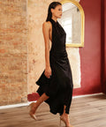 Arcina Ori Franka Midi Dress Black - 8 / Black - Dresses