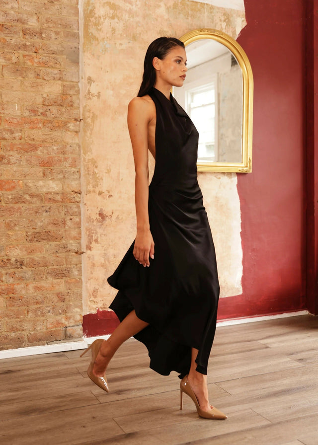 Arcina Ori Franka Midi Dress Black - 8 / Black - Dresses