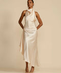 Arcina Ori Franka Midi Dress Ivory - 8 / Ivory - Dresses